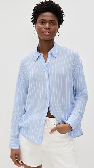 Daze Lotus Button Down Shirt