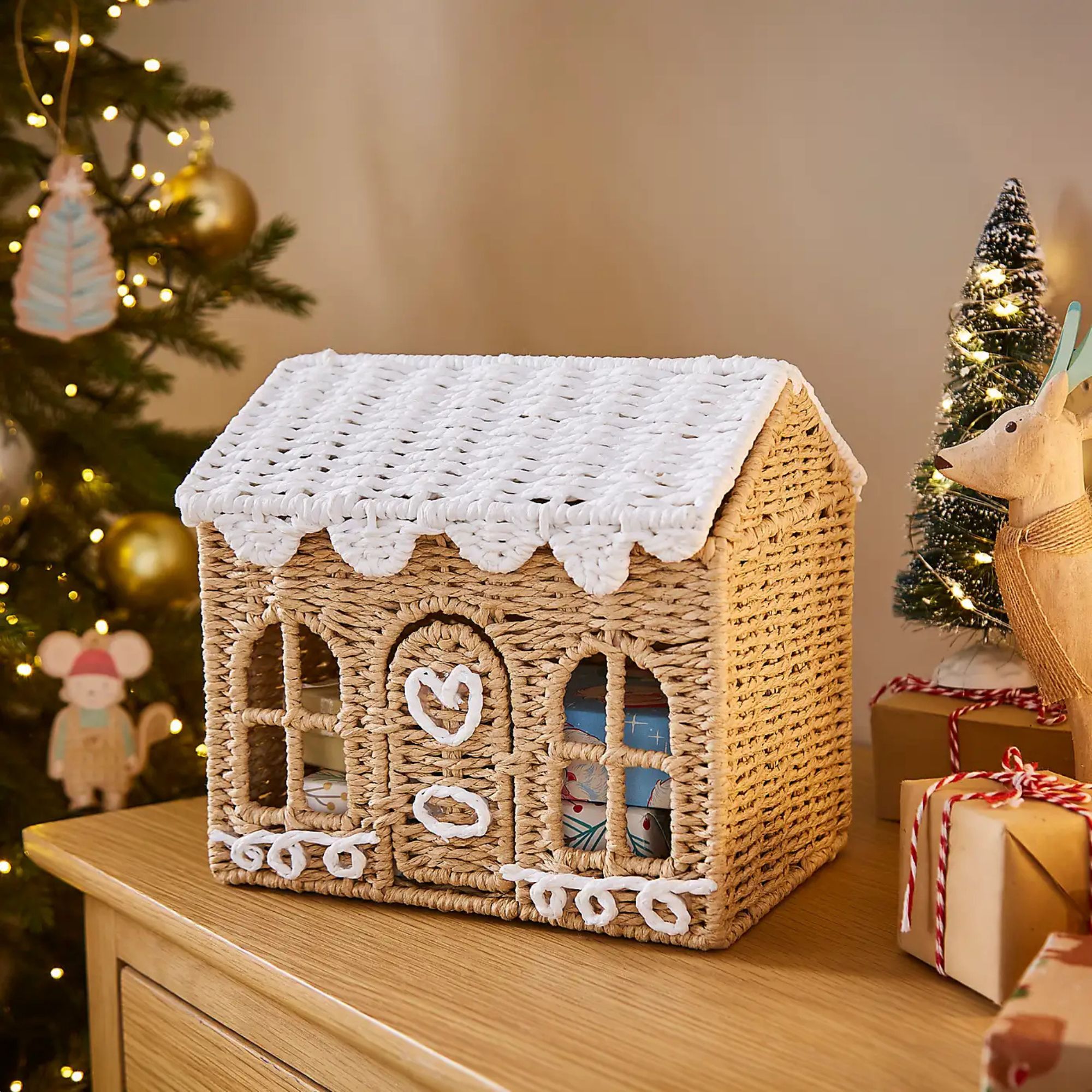 Dunelm , Gingerbread House Basket