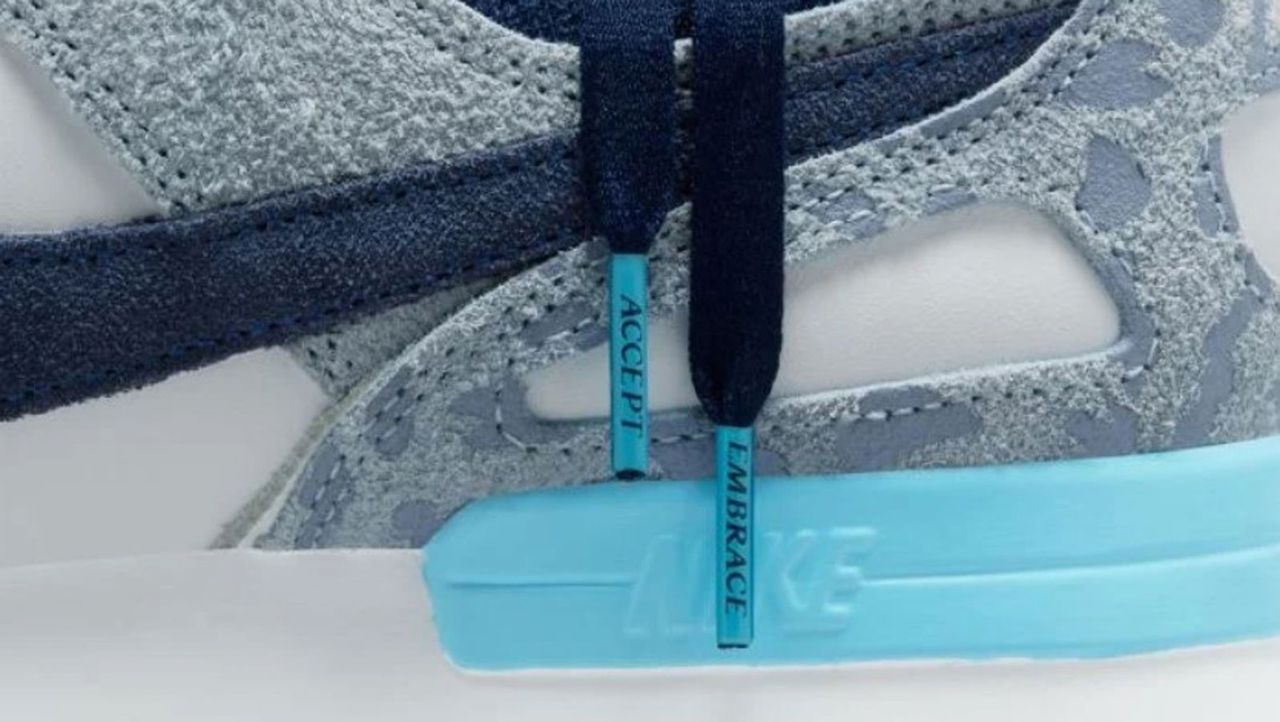 A close up of the Nike Air Pegasus '89 Golf Shoe laces
