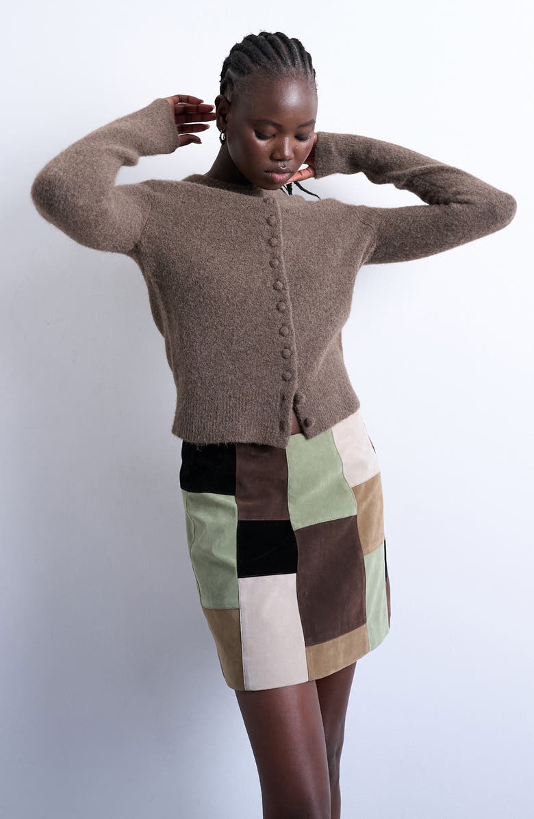 Covered Button Cardigan