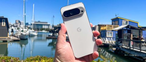 Google Pixel 9 Pro in hand