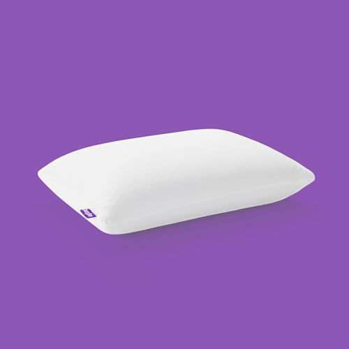 Purple Harmony Pillow - Standard - Medium, Greatest Pillow Ever Invented, 360&ordm; Hex Grid &amp; Talalay Latex Core - No Pressure Support, Stays Cool, Luxurious Comfort