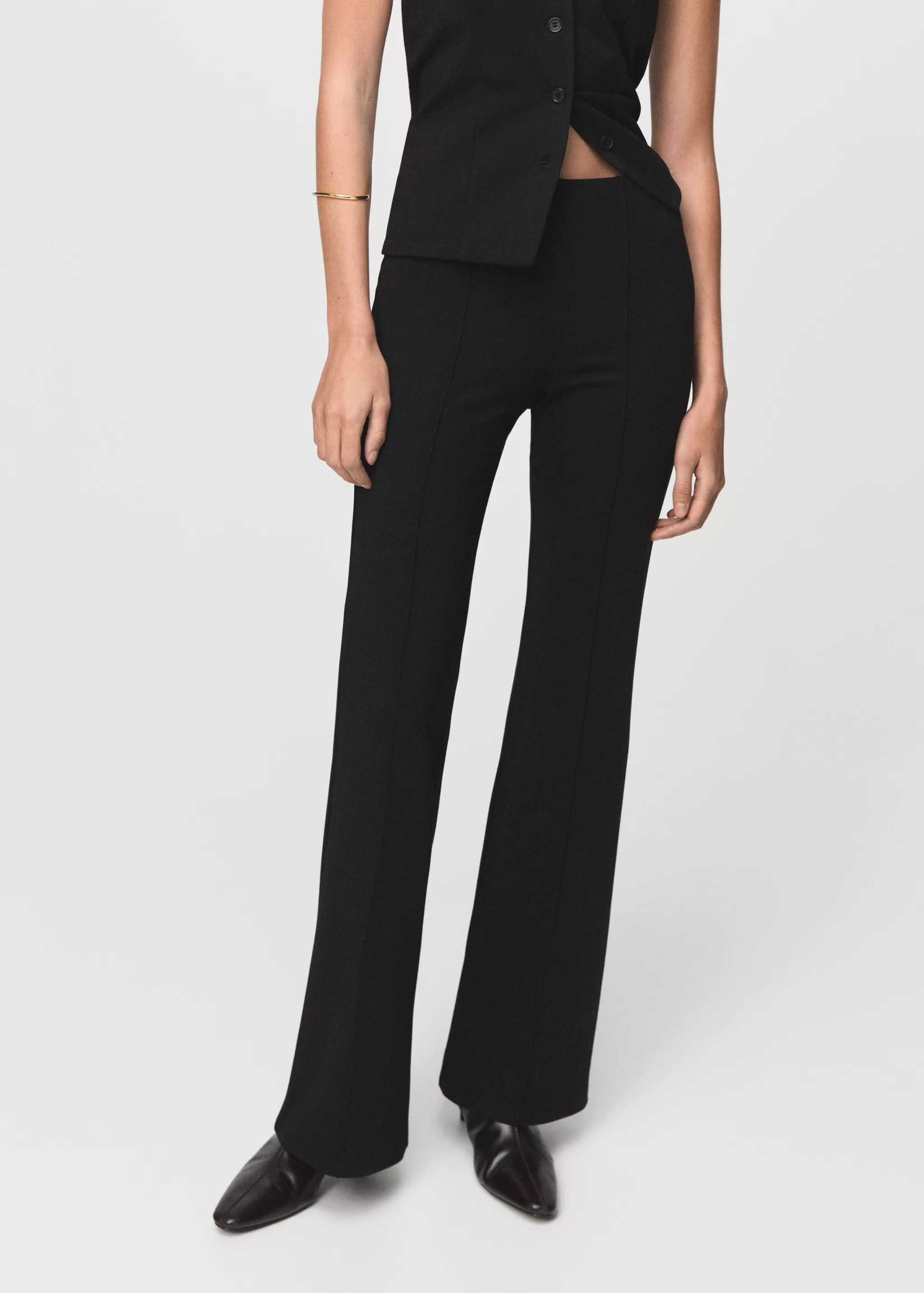 Leggings with seam detail - Women's | Mango United Kingdom
