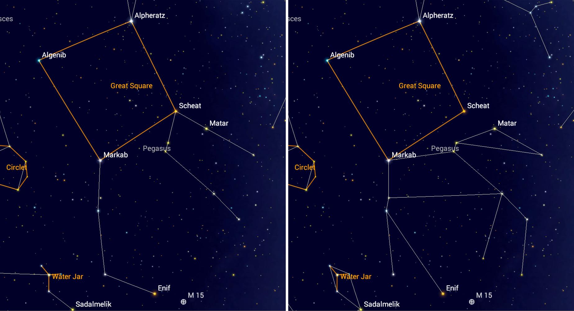 Catch the 'Winter Football' and Other Asterisms with Mobile Astronomy ...