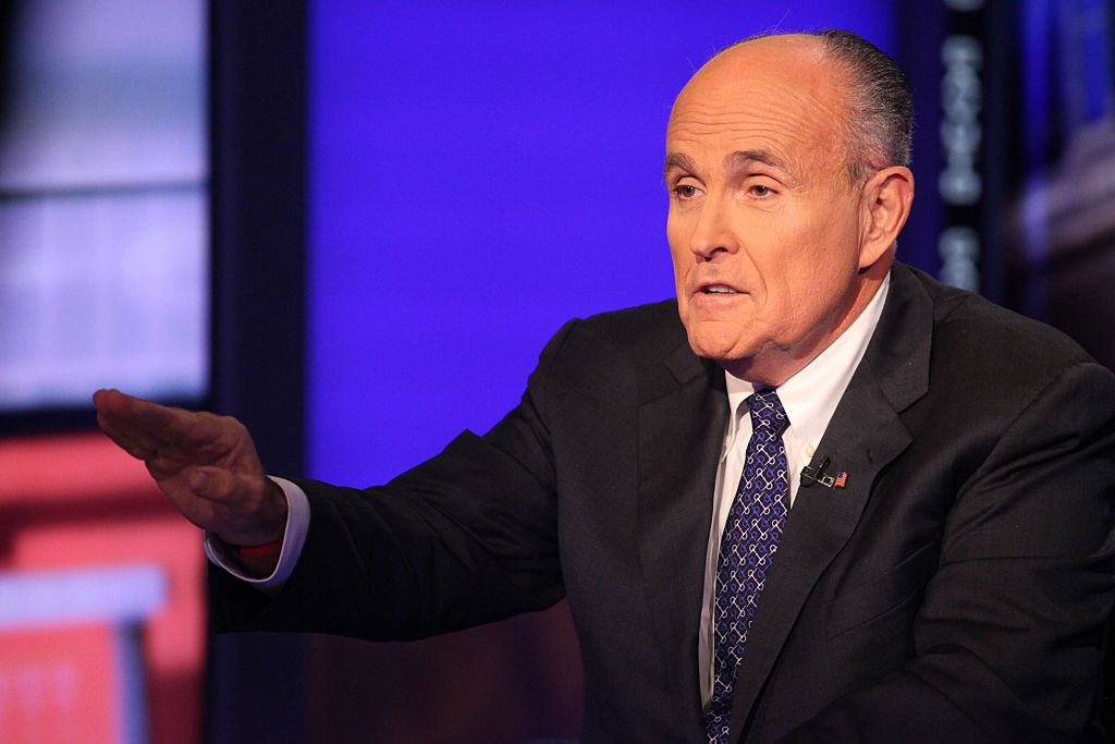 Former New York City mayor Rudy Giuliani