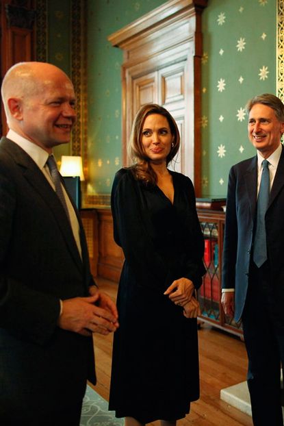Angelina Jolie at the Foreign Commonwealth Office - Marie Claire - Marie Claire UK