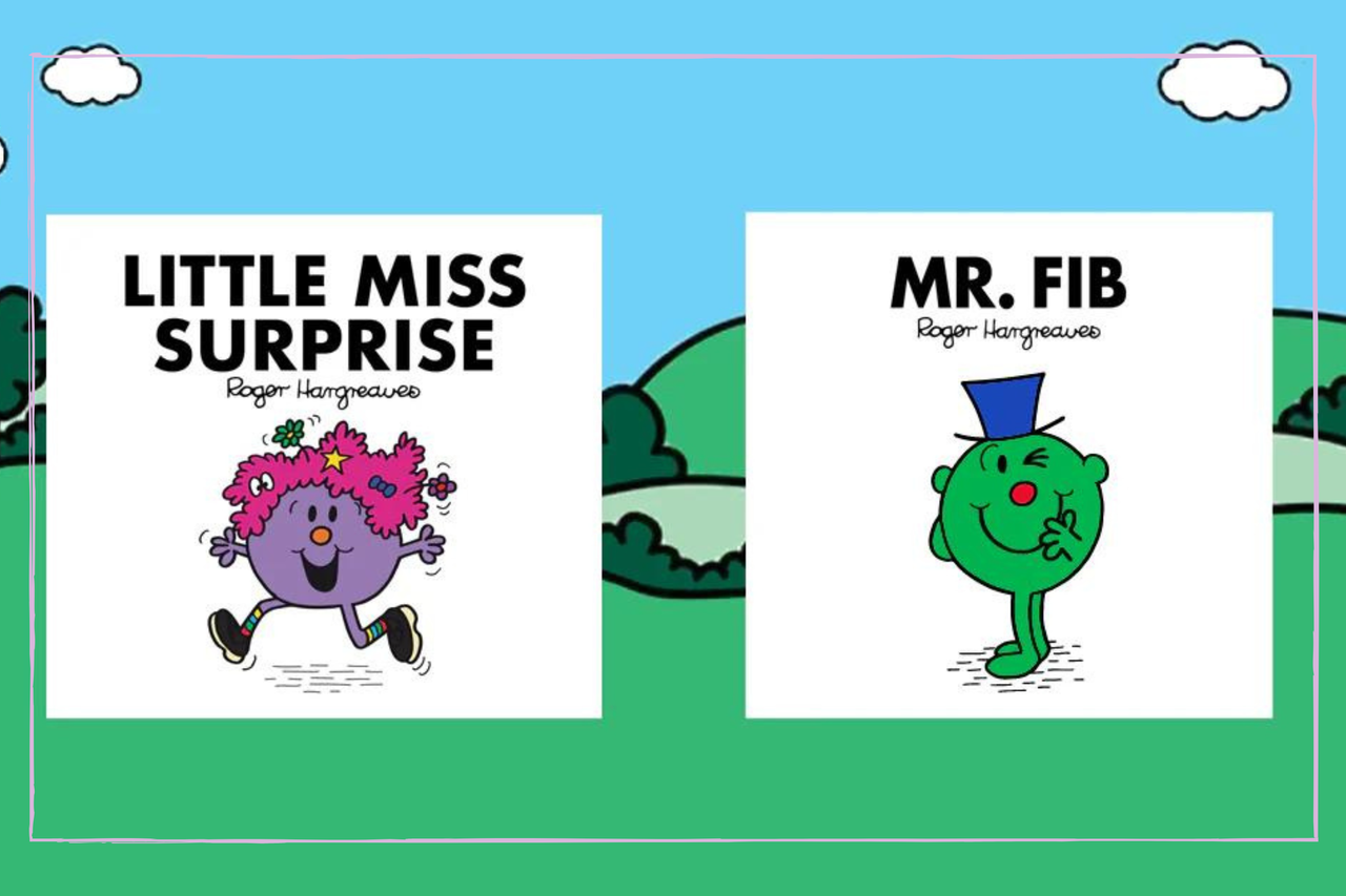 Little Miss Surprise and Mr. Fib Mr. Men books