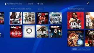 PlayStation Now downloads PS4