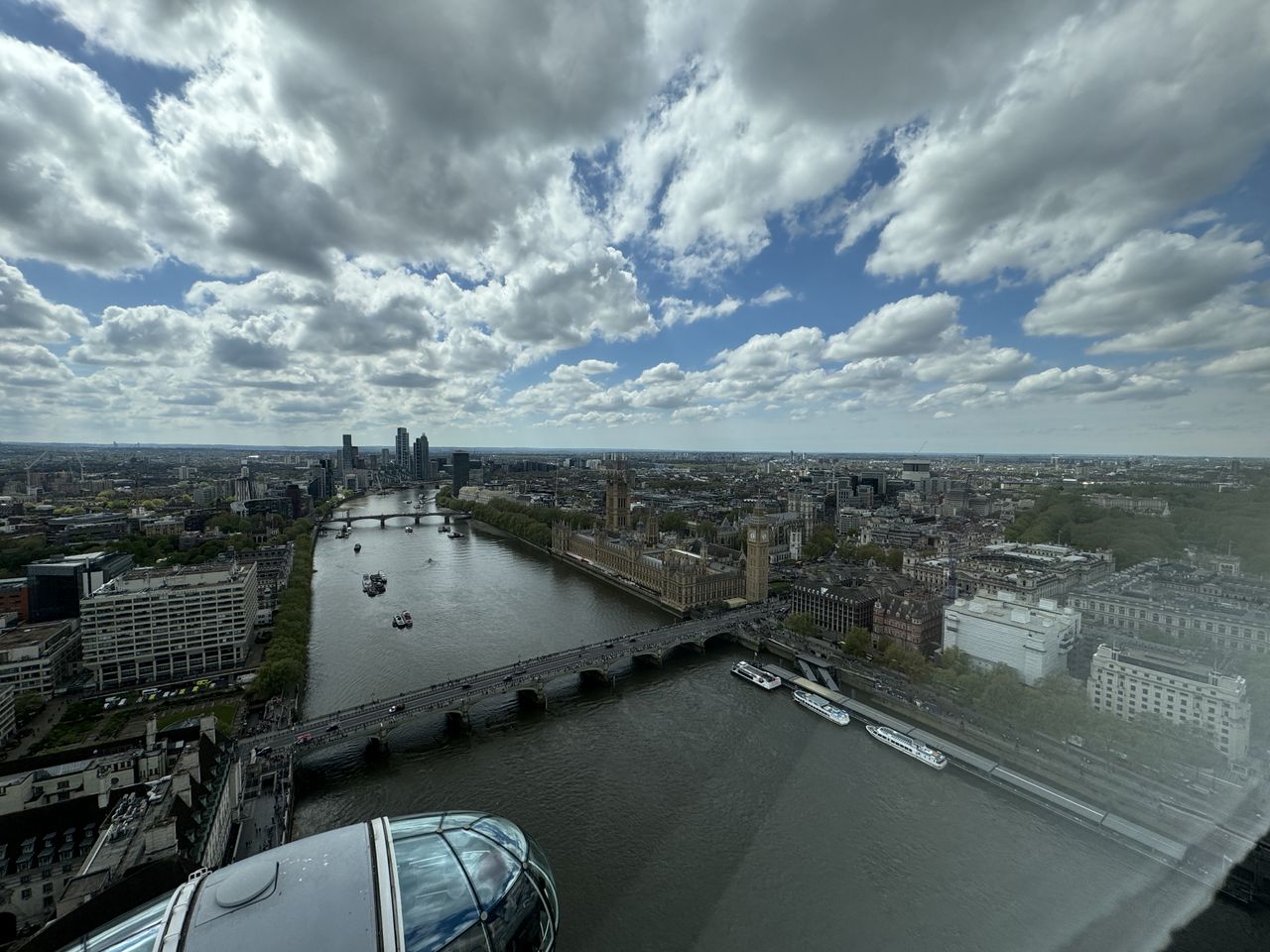 iPhone 15 Pro Max vs. Galaxy S24 Ultra vs. Pixel 8 Pro London Eye photos