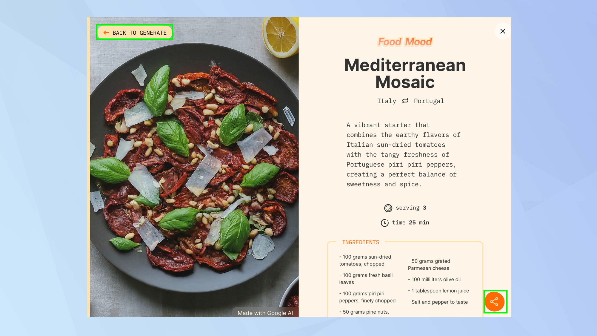 How to generate delicious recipes using AI 