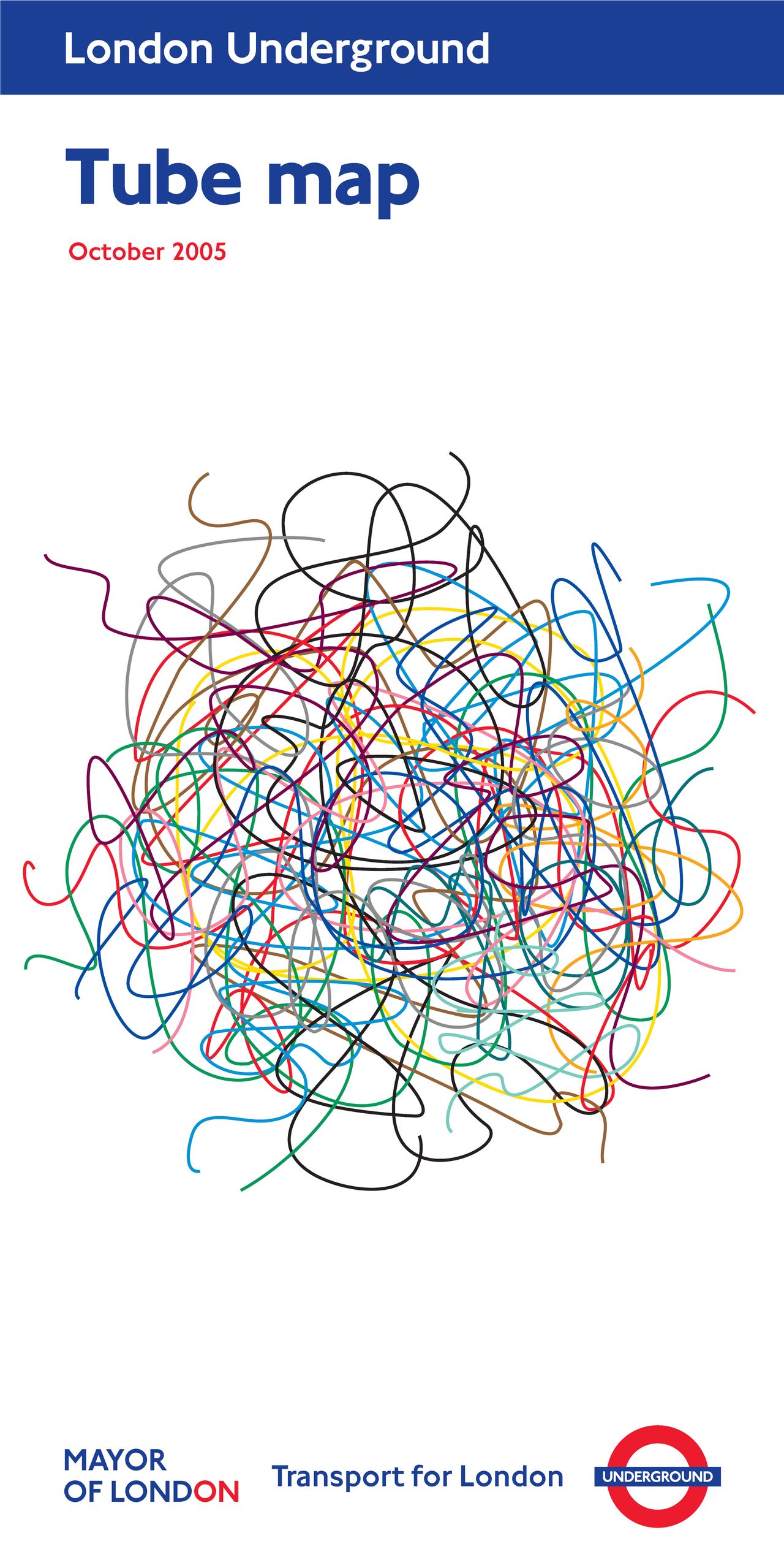 David Shrigley, 'Map of London Underground', 2006