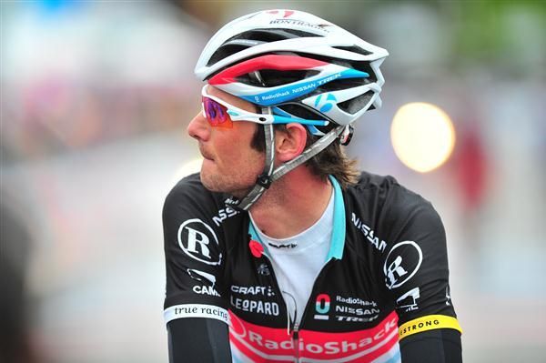 Frank Schleck (RadioShack-Nissan) lies in 8th place in the overall GC after nine stages
