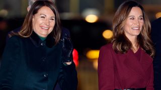 Carole Middleton and Pippa Middleton attend the 'Together at Christmas' Carol Service at Westminster Abbey on December 15, 2022 in London, England. Spearheaded by Catherine, Princess of Wales and supported by The Royal Foundation, this year's carol service is dedicated to Her late Majesty Queen Elizabeth II and the values she demonstrated throughout her life.