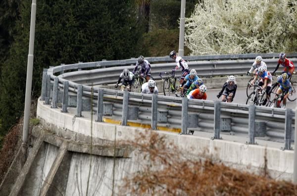 Riders take a corner