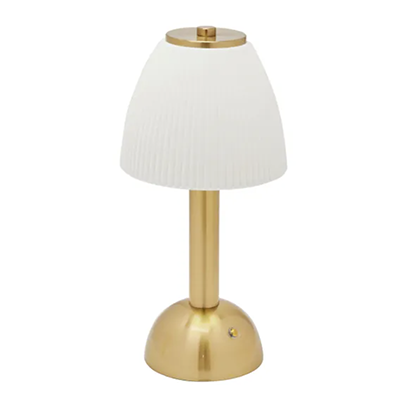 Gold table lamp