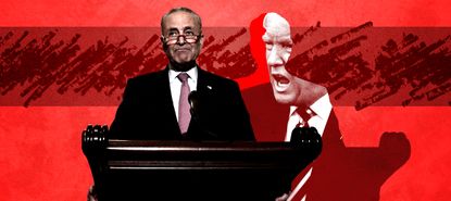 President Trump and Charles Schumer.