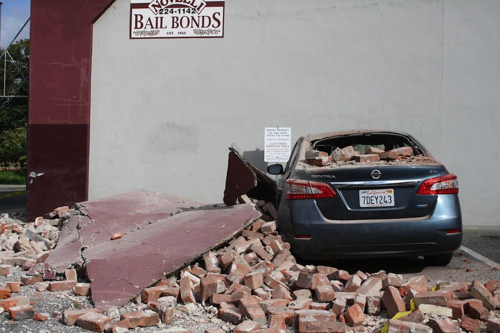 Napa Earthquake Damage