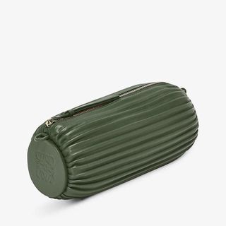 Loewe Bracelet Pouch pleated leather clutch bag