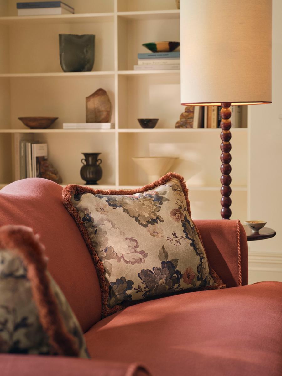 Skylar Square Cushion, Cream