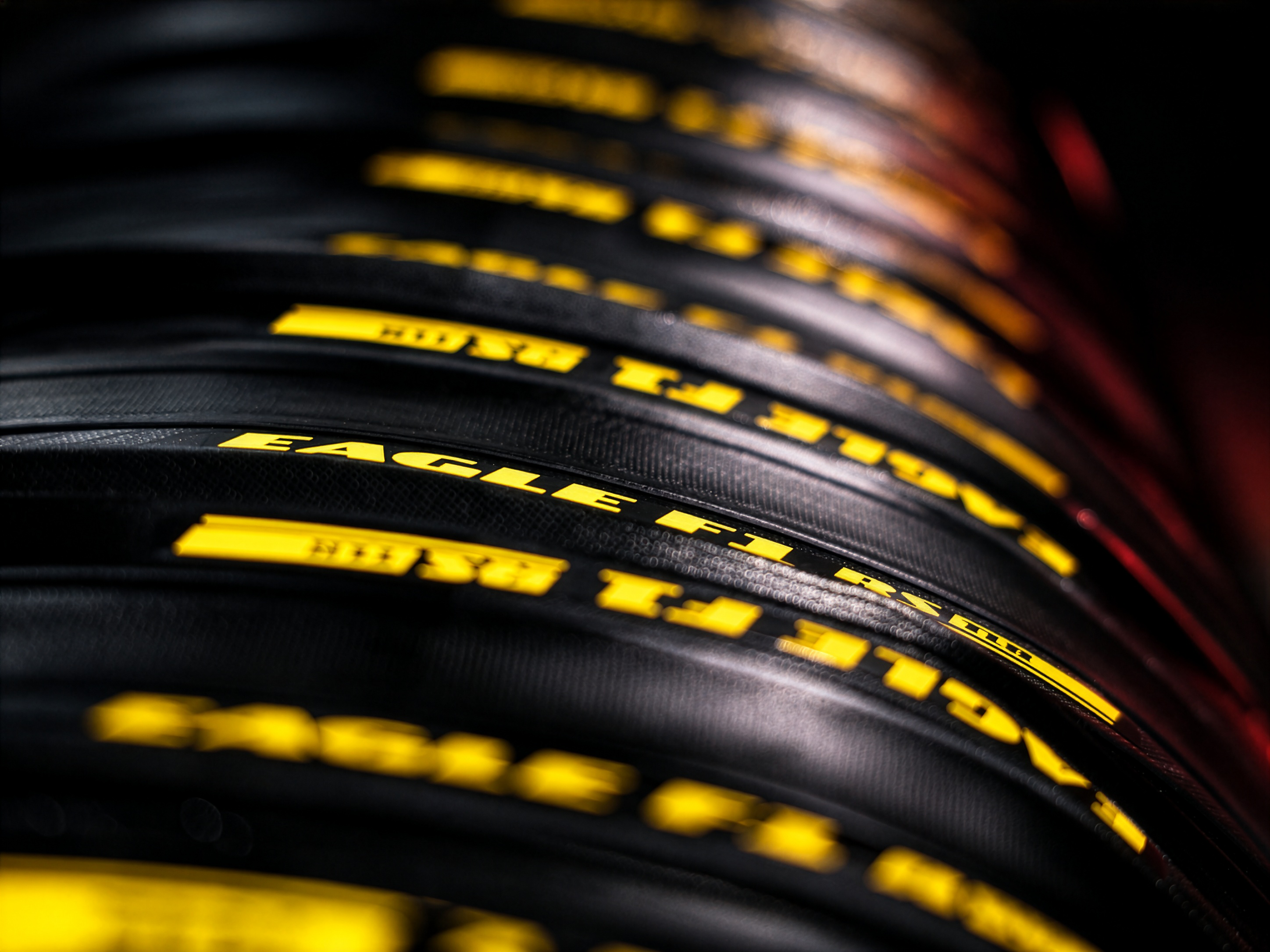 Goodyear Bicycle Tyres being manufactured and tested in a factory