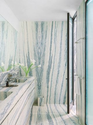 marble bathroom