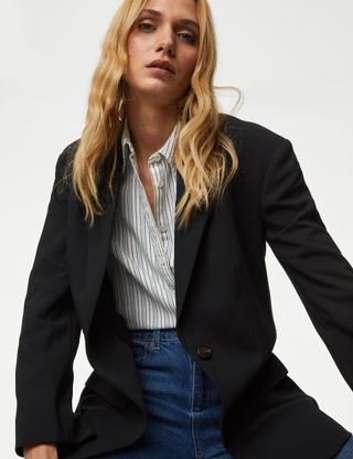 Relaxed Single Breasted Blazer