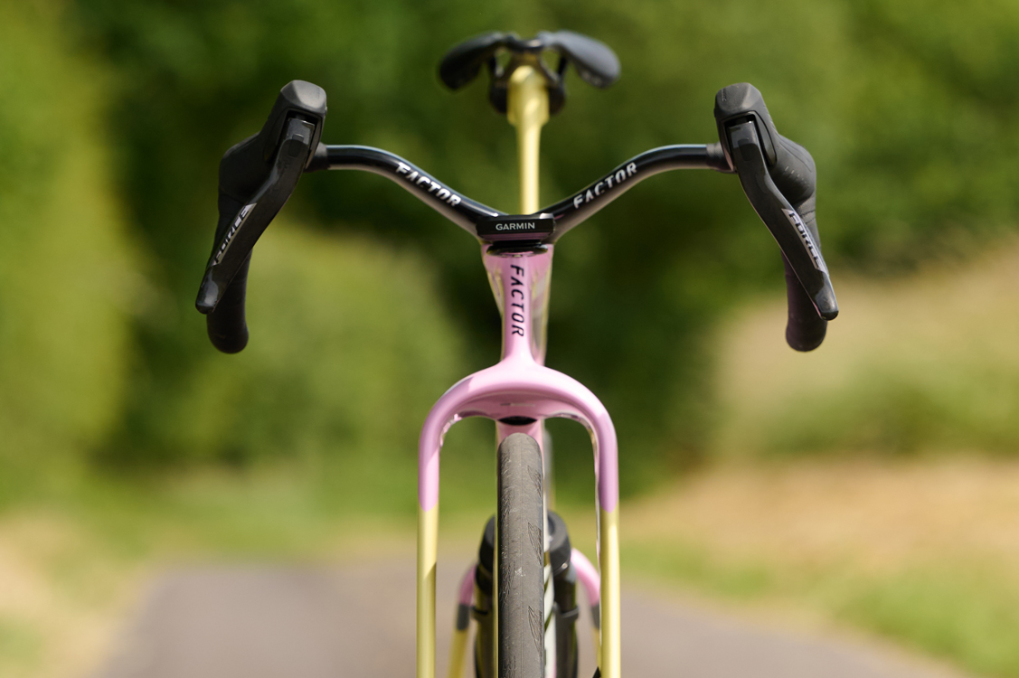 Factor One aero race bike in Blush colourway