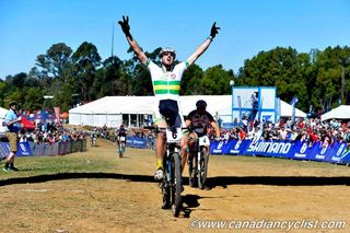 Paul van der Ploeg (Australia) wins the eliminator world championships in Pietermaritzburg