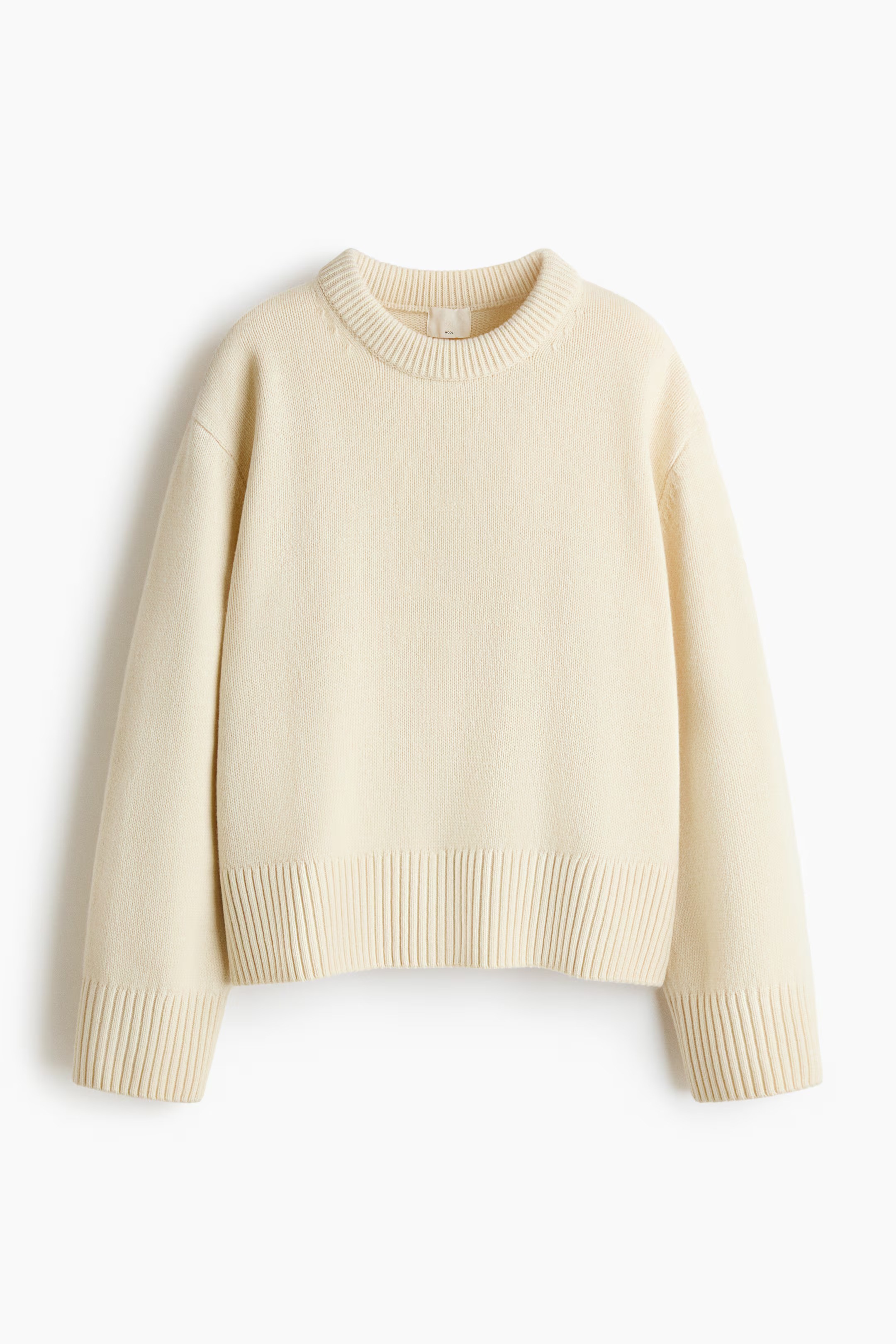 Wool Jumper - Light Beige