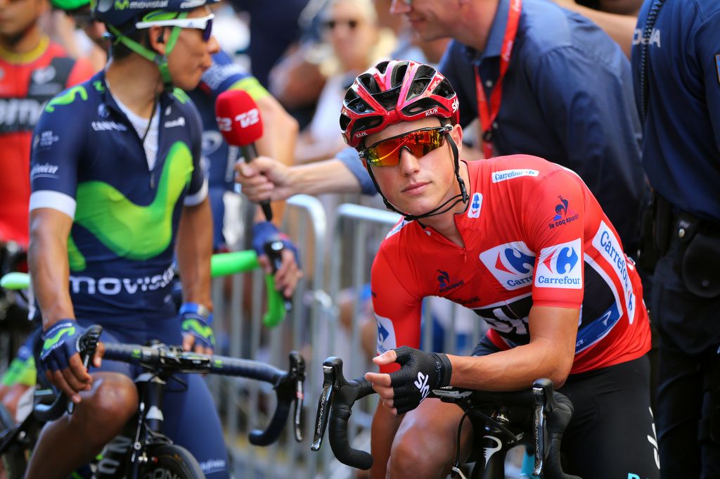 Peter Kennaugh (Team Sky) on the start line