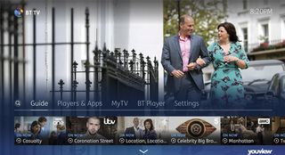 Used to YouView? The BT interface will hold no surprises