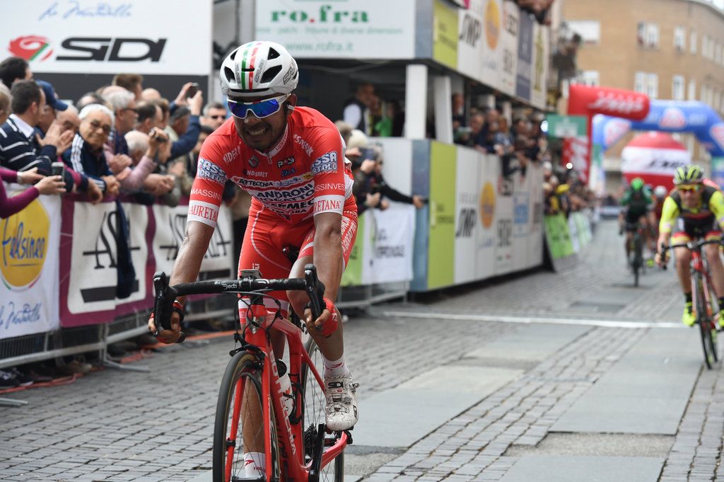 Rodolfo Torres (Androni Giocattoli) was second on the final stage
