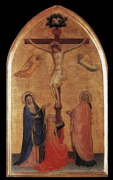 Fra Angelico's Crucifixion is currently looking for a UK buyer, with the Ashmolean Museum in Oxford raising funds to purchase it. Credit: Alamy