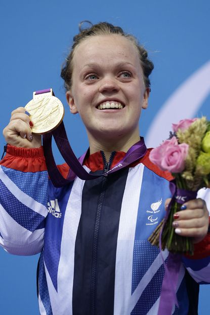 ellie simmonds, london paralympics 2012, gold medals, marie claire, marie claire uk, swimming