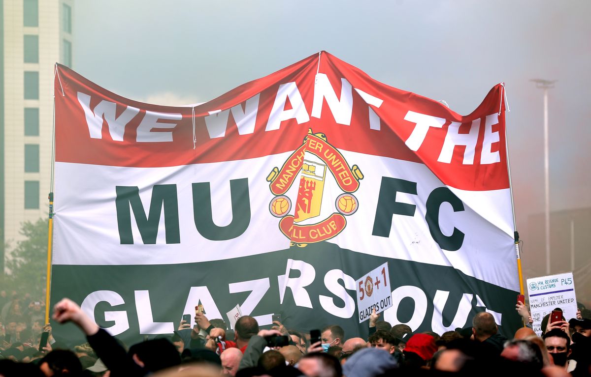 Manchester United fan protest – Old Trafford