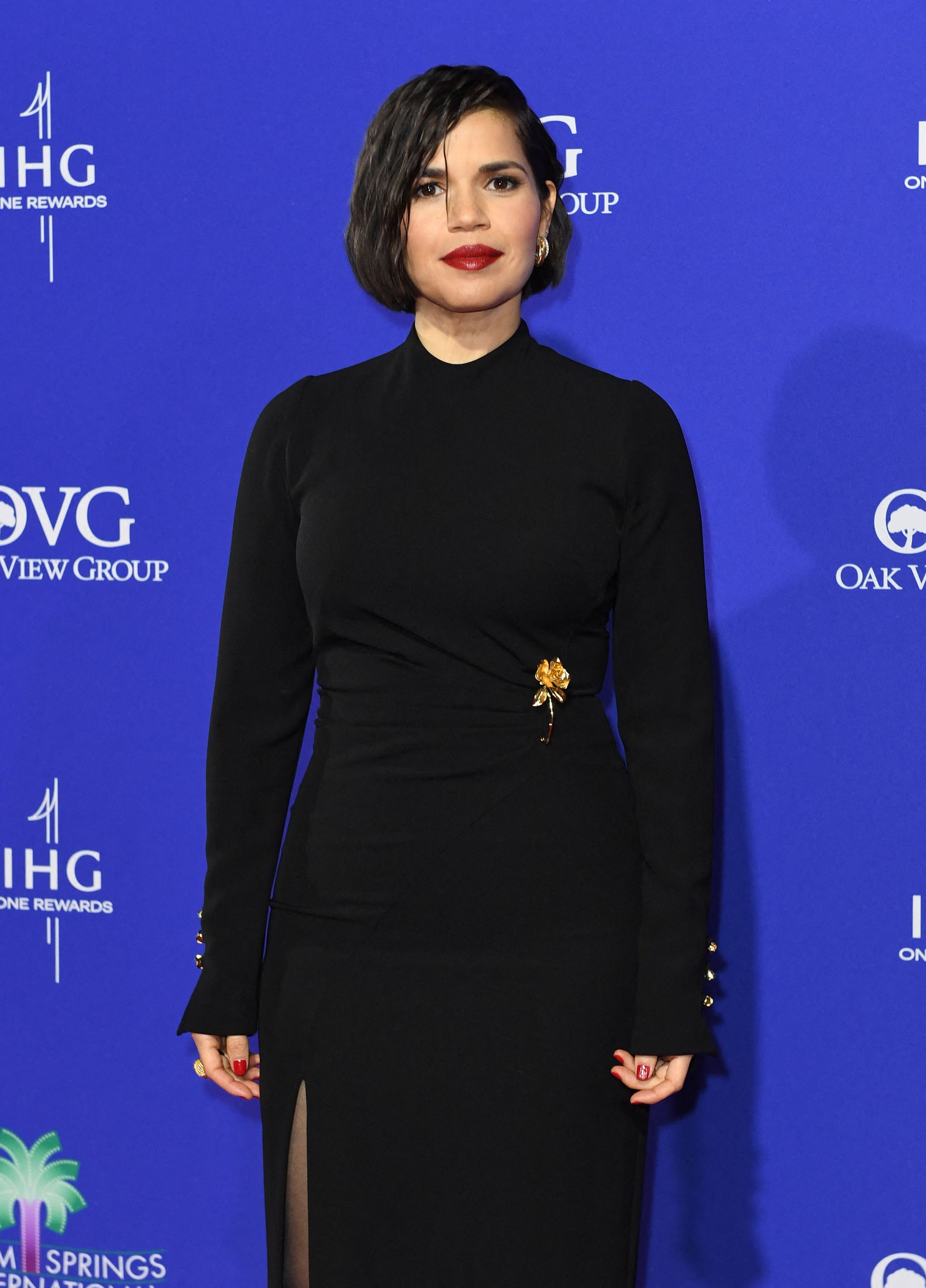 America Ferrera&rsquo;s Shiny Bob Is a Curly Girl&rsquo;s Dream | Marie Claire