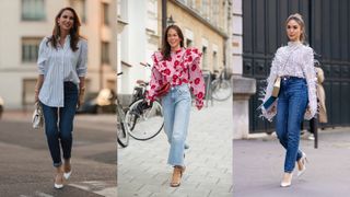what to wear on a first date street style jeans and a blouse