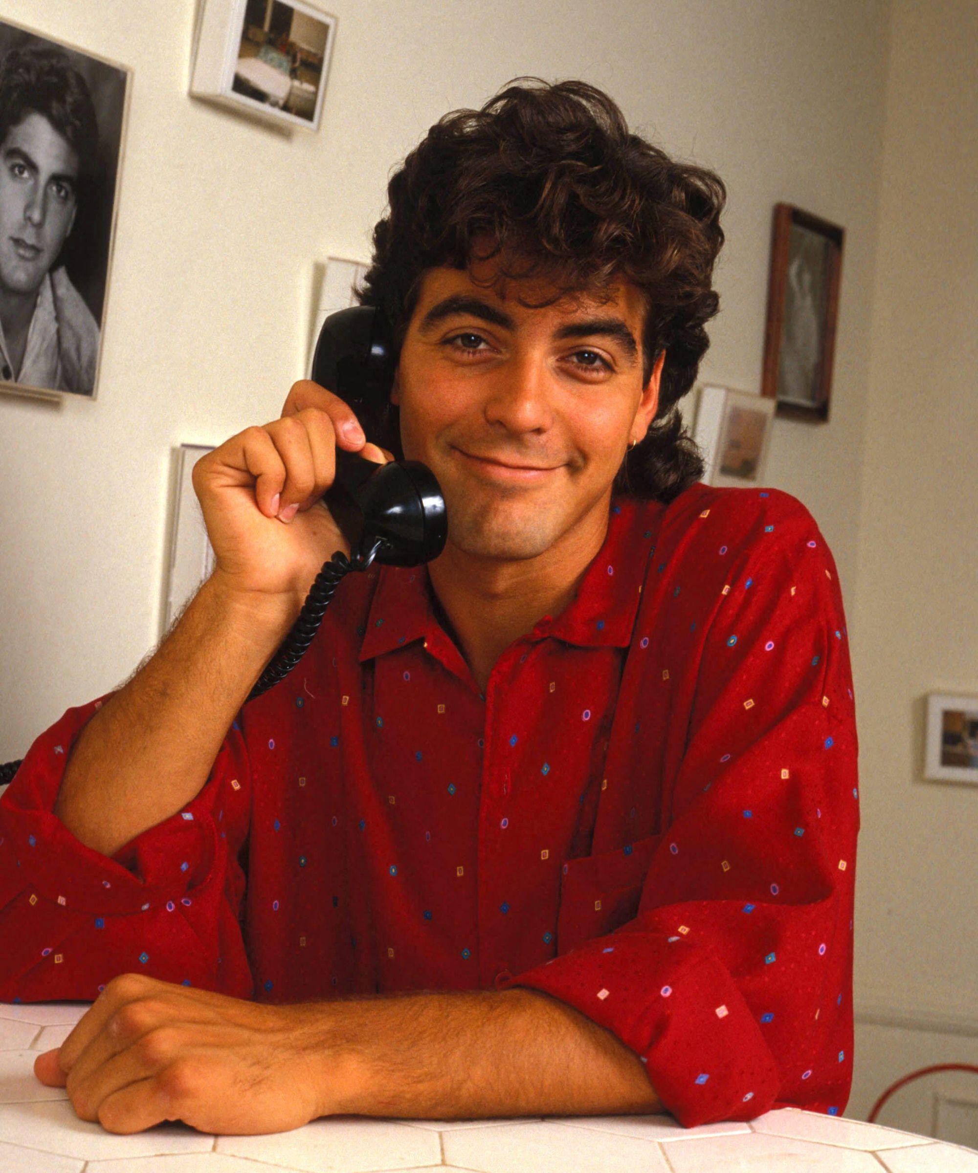 george clooney in his kitchen 1989