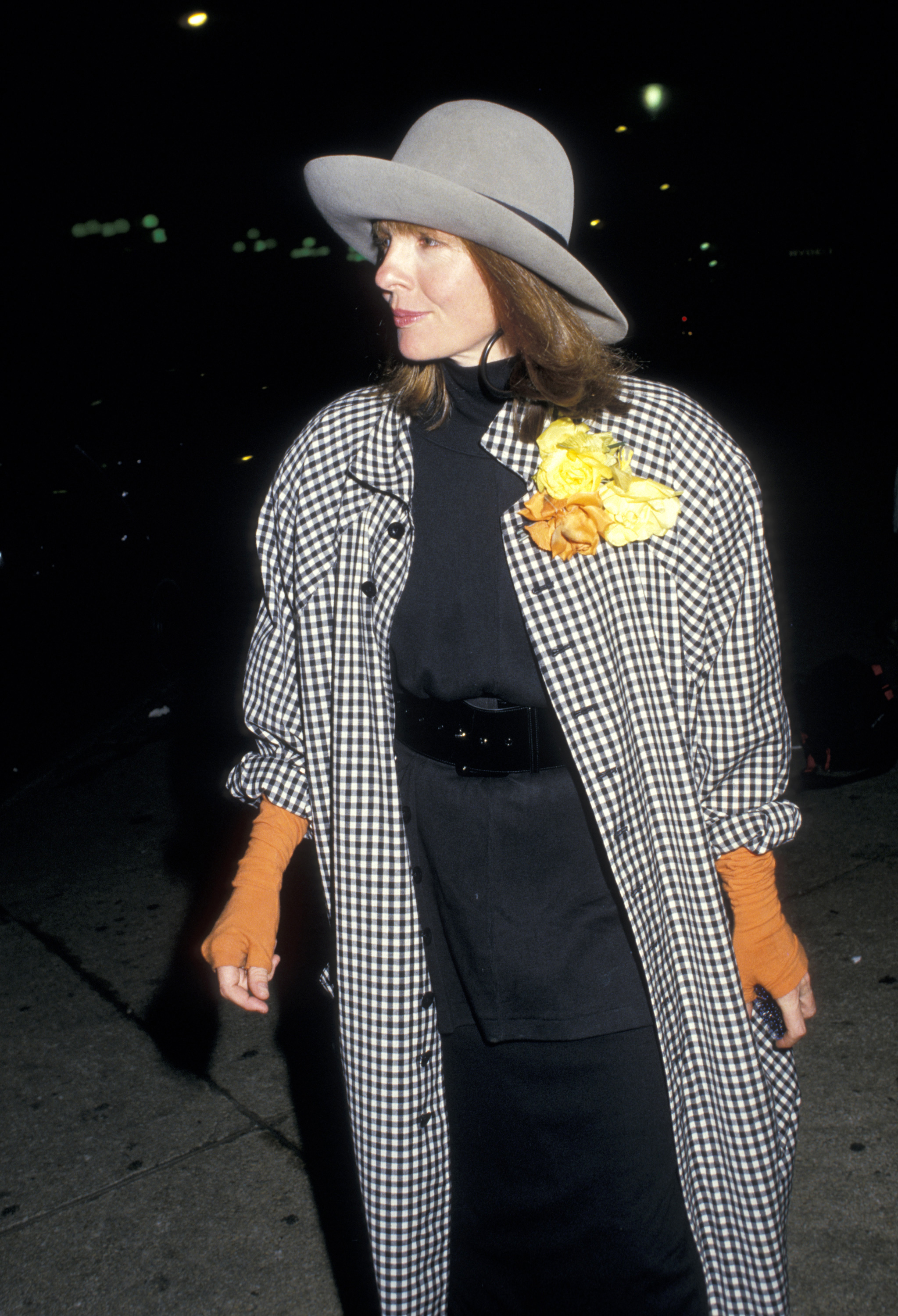 Diane Keaton's style evolution: Diane Keaton at Madonna's AIDS Benefit Concert - July 13, 1987