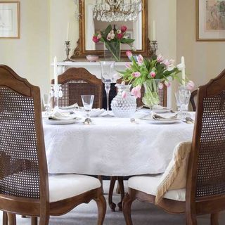 dining room with wooden chair