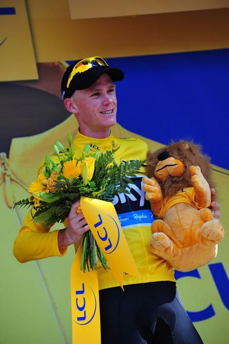 Tour de France leader Chris Froome (Sky)