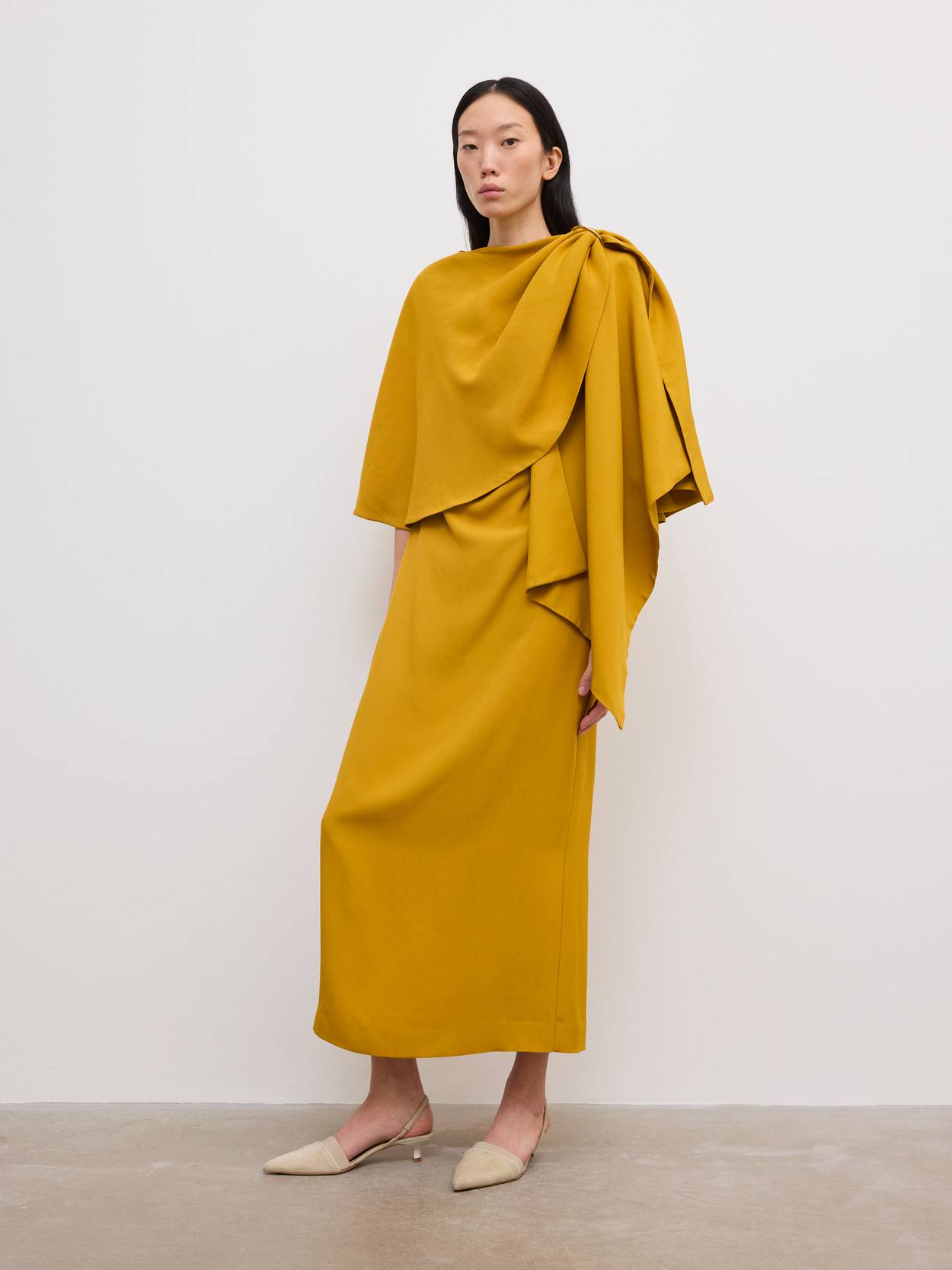Draped Maxi Dress