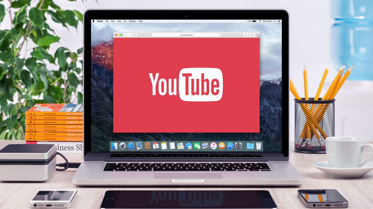 YouTube open on a Mac