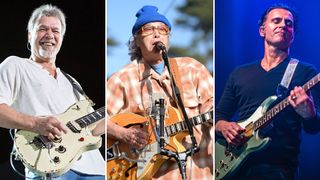 Eddie Van Halen, Ry Cooder and Dweezil Zappa