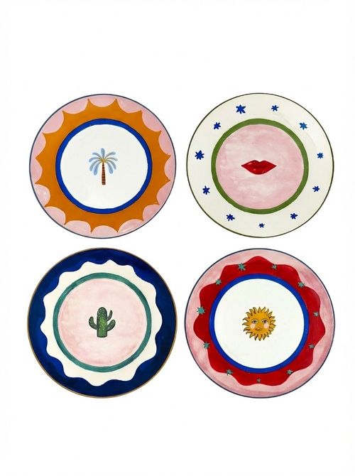 Eleanor Bowmer Set of 4 Cake Plates