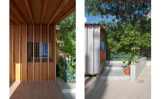 The Waiting Room architecture made out of timber