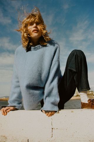 Mohair-Blend Jumper