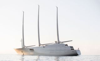 ‘Sailing yacht A’, designed by Philippe Starck, for Andrey Melnichenko, 2015
