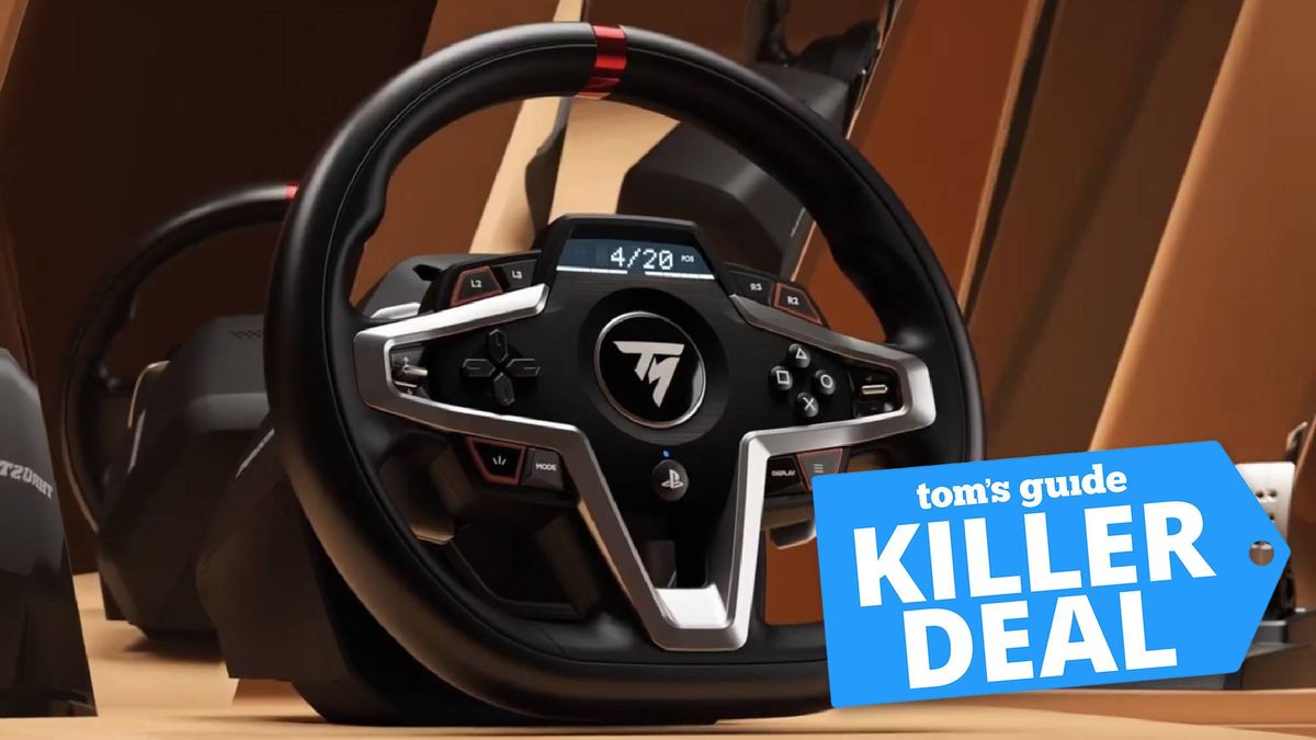 Gran Turismo 7 and ThrustMaster PS5 racing wheel bundle slashed $80 at Dell