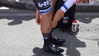 Victor Campenaerts used 'speed gel' on his legs for a little bit of extra aero